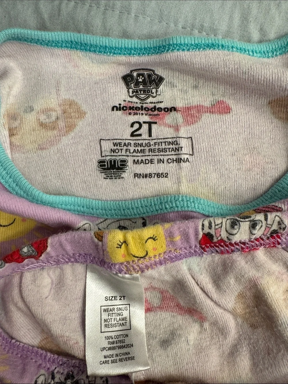 Purple Paw Patrol Pajamas with Marshall and Skye